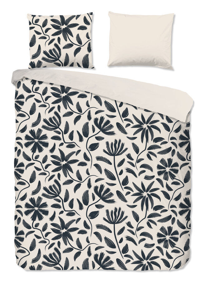 Good Morning Dekbedovertrek Emilia Ecru - Katoen