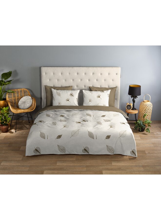 Good Morning Dekbedovertrek Saar Ecru - Katoen