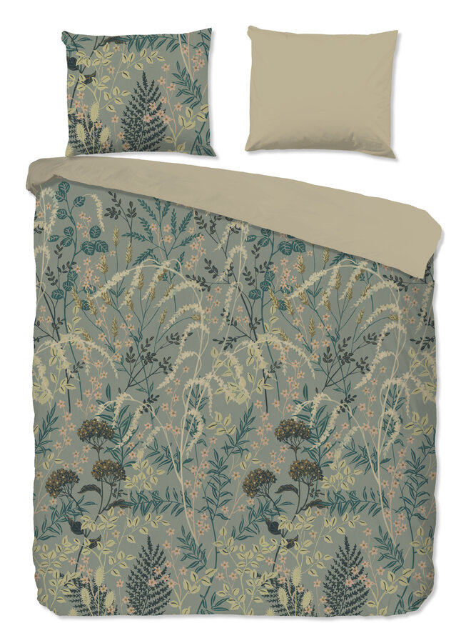 Dekbedovertrek Silve Groen - Katoen PL1