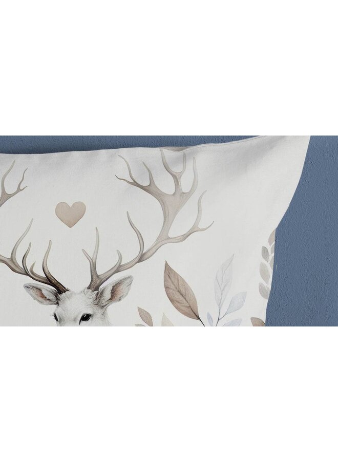 Good Morning Dekbedovertrek Norda Ecru - Katoen