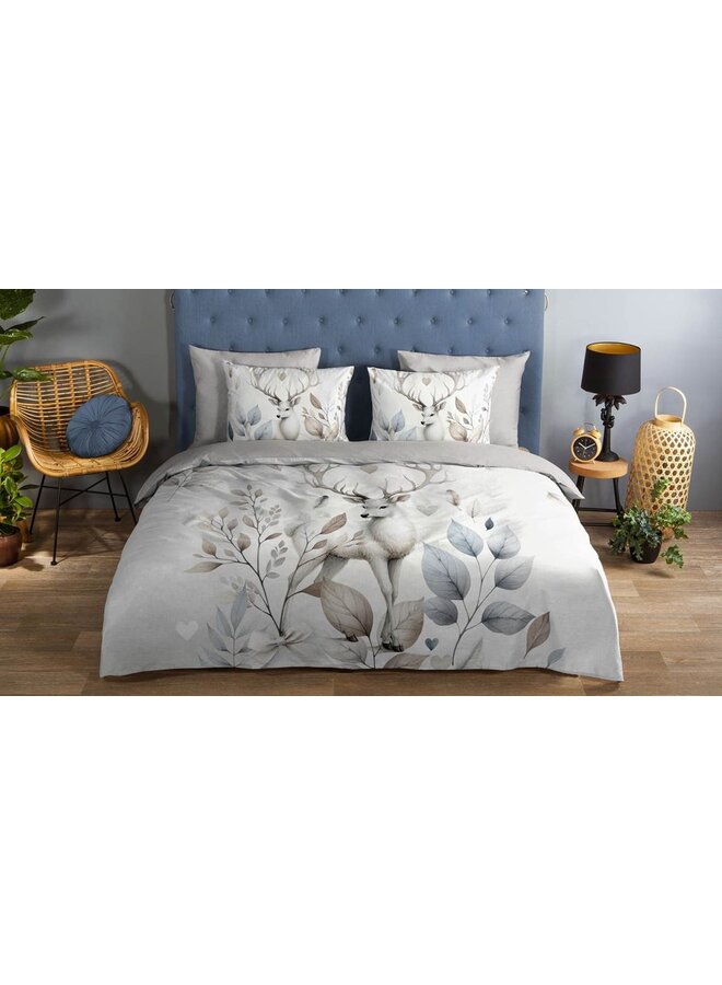 Good Morning Dekbedovertrek Norda Ecru - Katoen