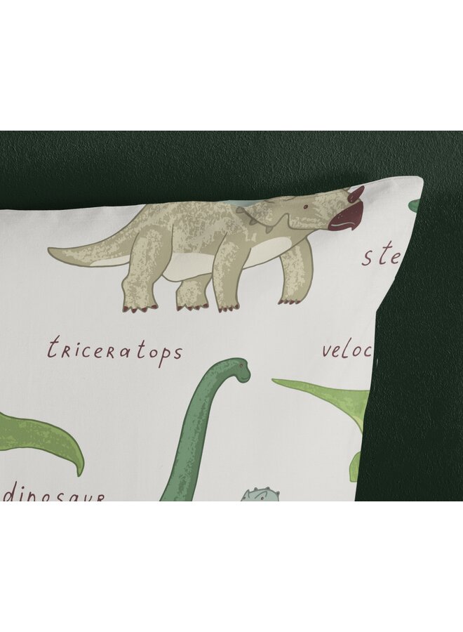 Good Morning Dekbedovertrek Kids Beata Groen - Katoen