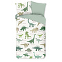 Good Morning Dekbedovertrek Kids Beata Groen - Katoen