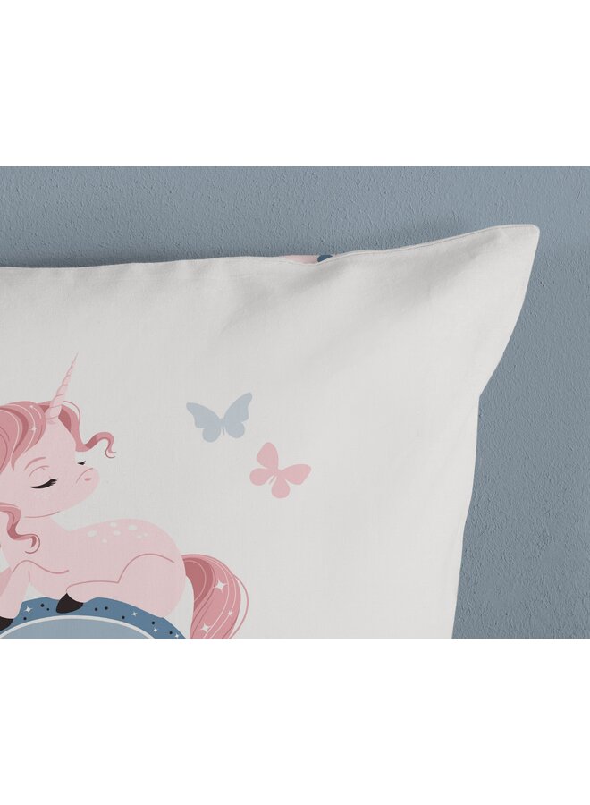 Good Morning Dekbedovertrek Kids Fiby Wit - Katoen