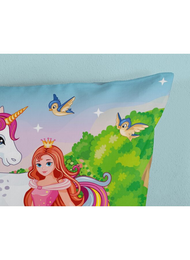 Good Morning Dekbedovertrek Kids Fairytaile Multi - Katoen