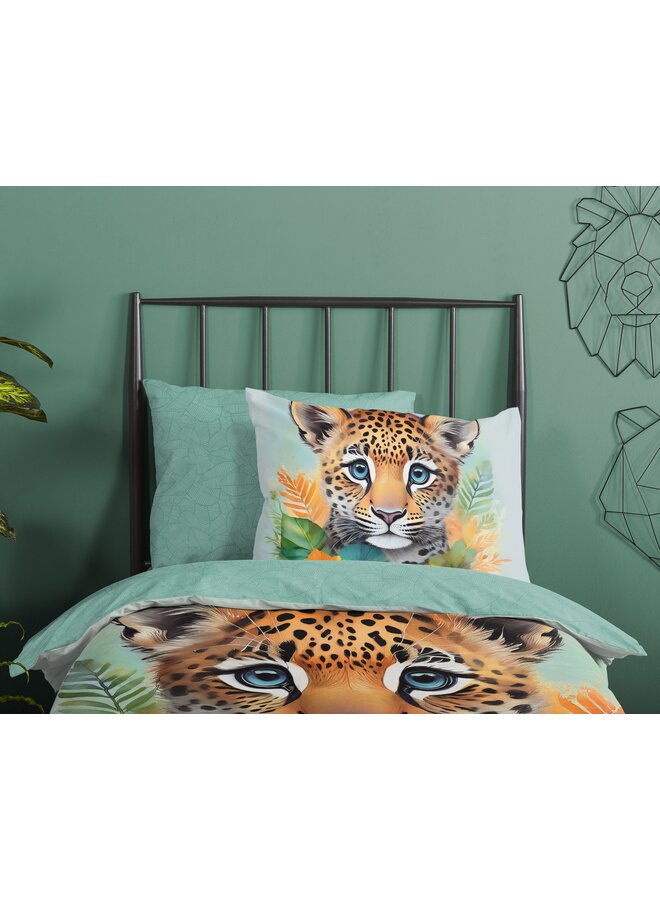 Good Morning Dekbedovertrek Kids Lodewijk Mint - Katoen