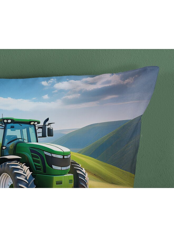 Good Morning Dekbedovertrek Kids Aart Groen - Katoen