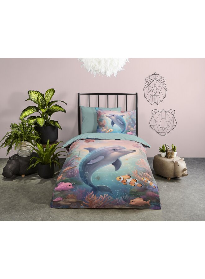 Good Morning Dekbedovertrek Kids Baya Multi - Katoen