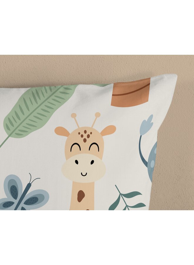 Good Morning Dekbedovertrek Kids Sabah Groen - Katoen