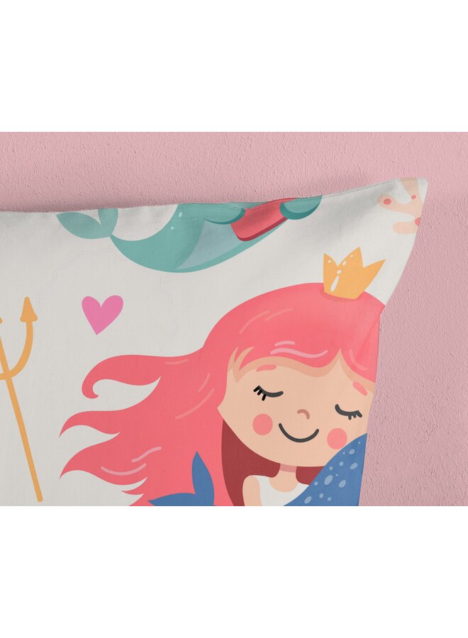 Good Morning Dekbedovertrek Kids Silvie Aqua - Katoen