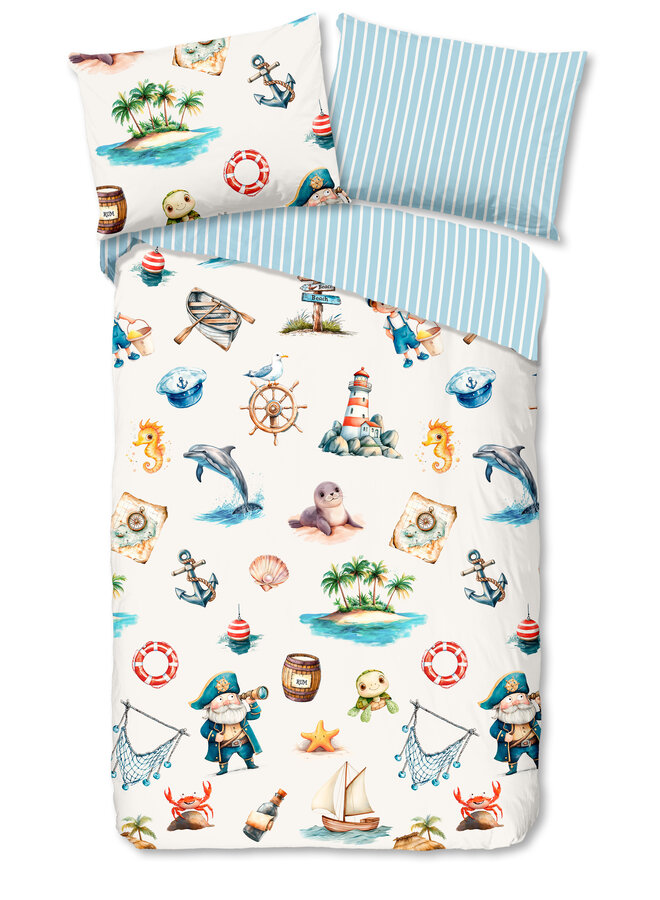 Dekbedovertrek Kids Capi Blauw - Katoen PL3