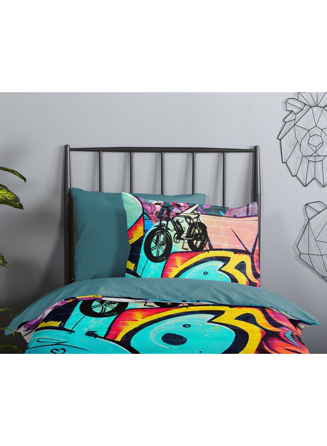 Good Morning Dekbedovertrek Kids Charlie Multi - Katoen