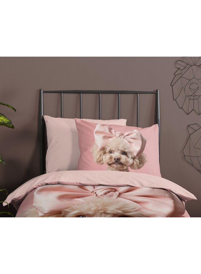 Good Morning Dekbedovertrek Kids Roxy Roze - Katoen