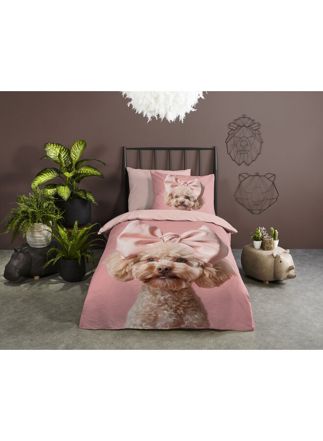 Good Morning Dekbedovertrek Kids Roxy Roze - Katoen