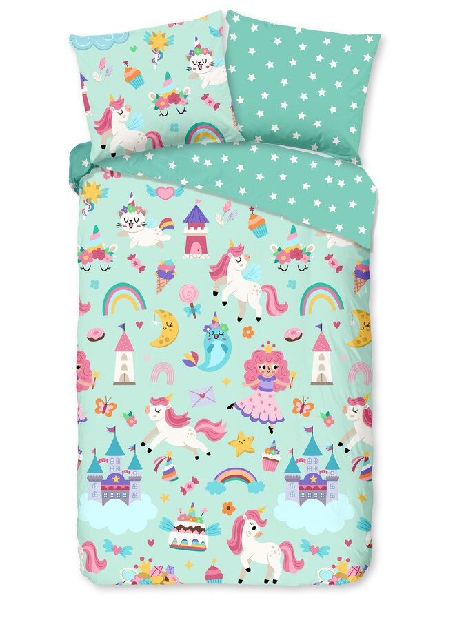 Dekbedovertrek Kids Fantastic Mint - Katoen PL3