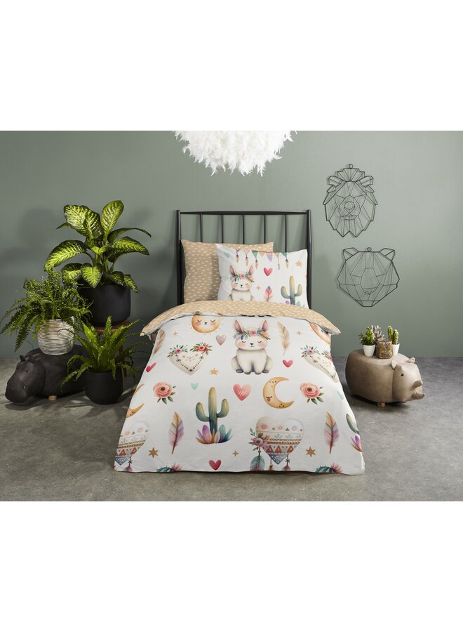 Good Morning Dekbedovertrek Kids Luz Multi - Katoen