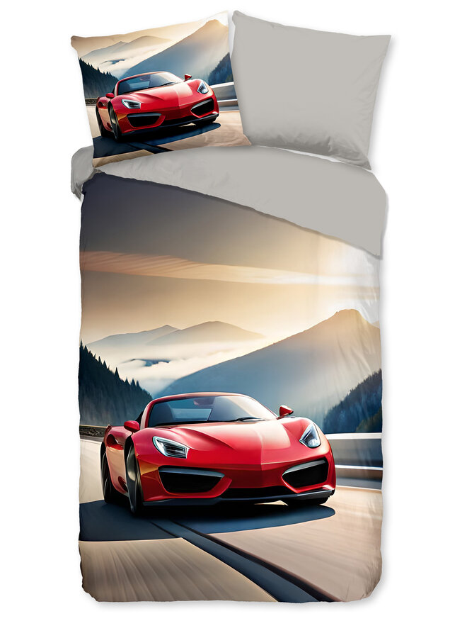 Good Morning Dekbedovertrek Kids Cabrio Multi - Katoen