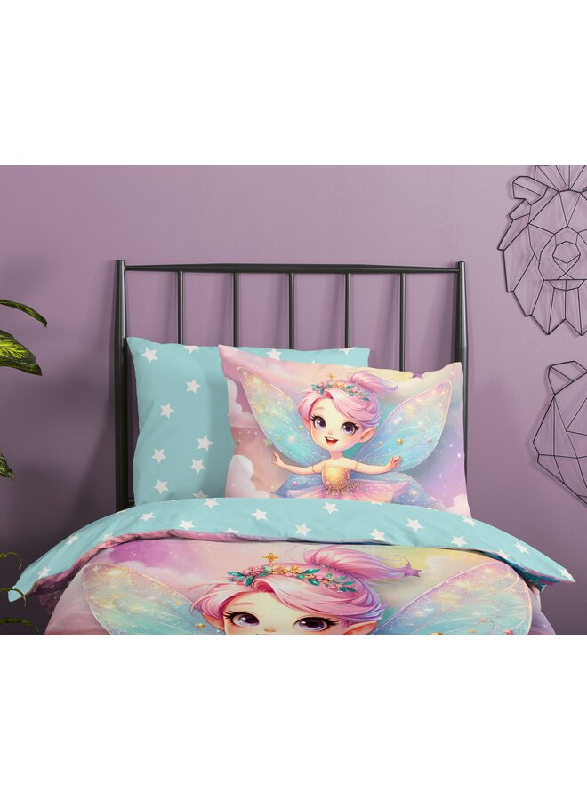 Good Morning Dekbedovertrek Kids Twinkle Multi - Katoen