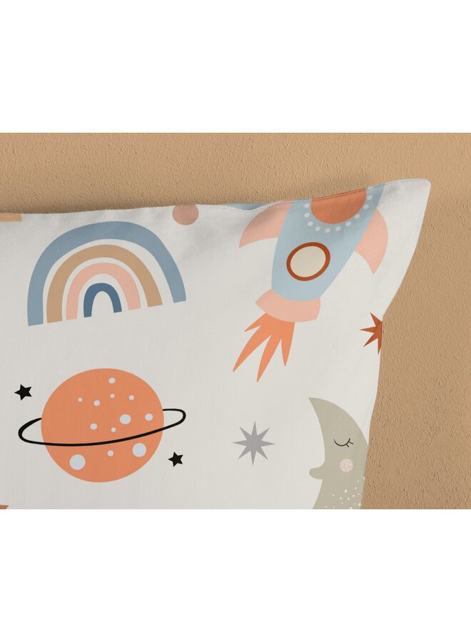 Good Morning Dekbedovertrek Kids Eclips Multi - Katoen