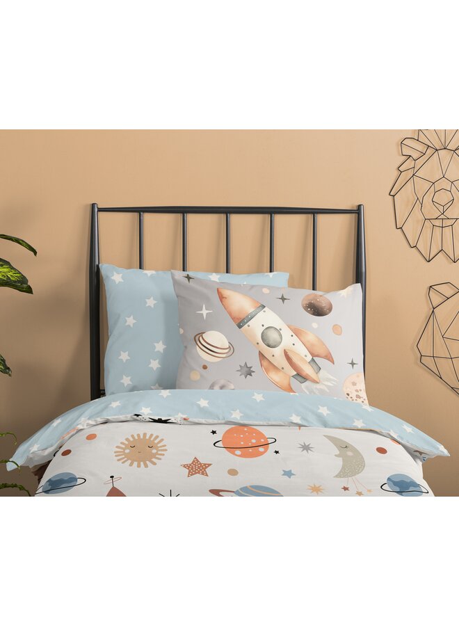 Good Morning Dekbedovertrek Kids Eclips Multi - Katoen