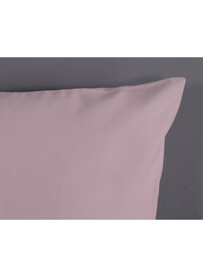Good Morning Dekbedovertrek Kindermaat Uni Roze - Katoen