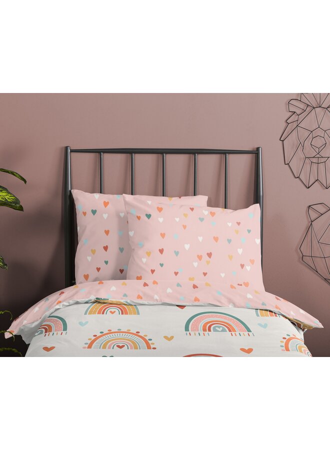 Good Morning Dekbedovertrek Kindermaat Louie Multi - Katoen