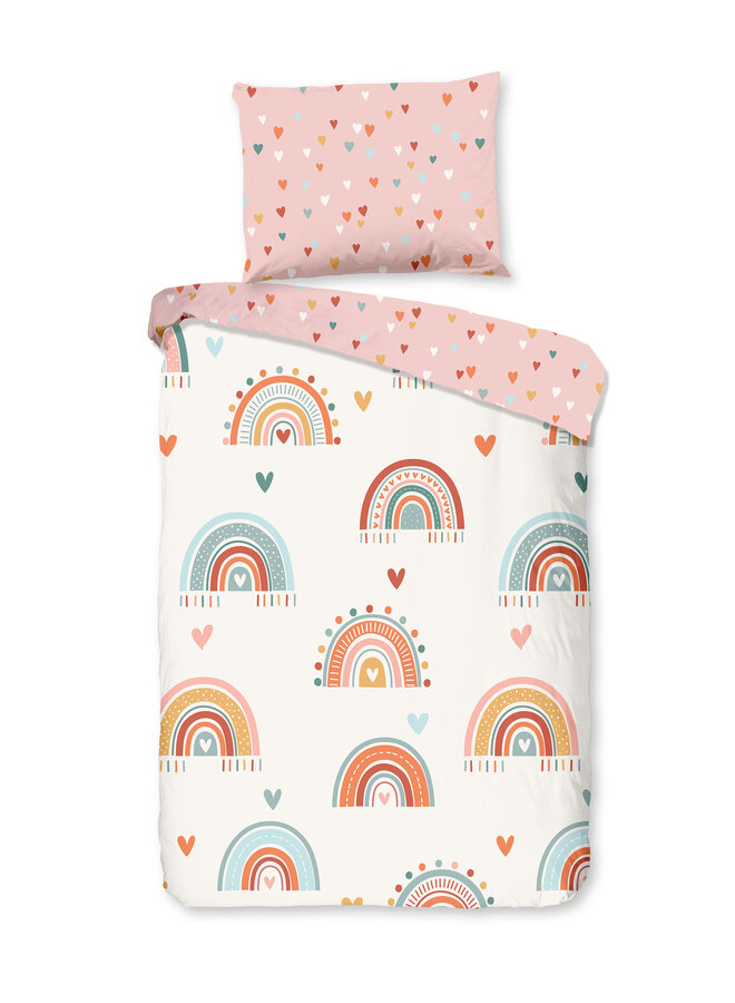 Dekbedovertrek Kindermaat Louie Multi - Katoen PL3