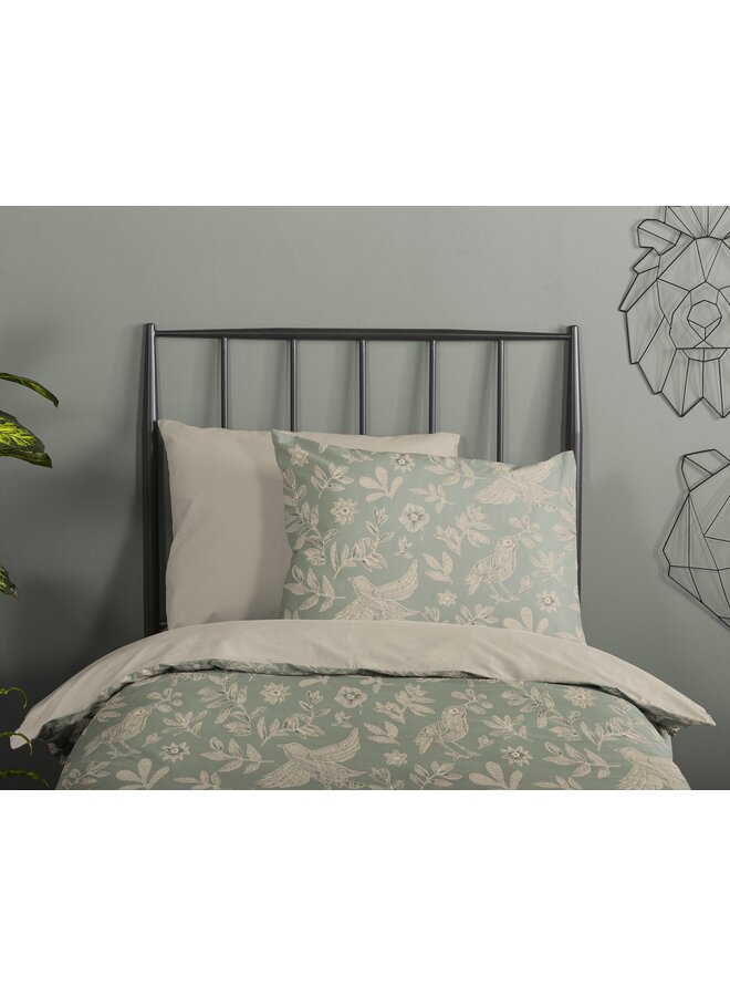 Good Morning Dekbedovertrek Kindermaat Odette Groen - Katoen