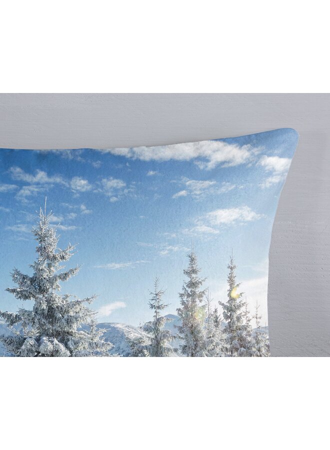 Good Morning Dekbedovertrek Albert Blauw - Flanel