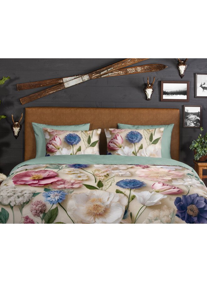 Good Morning Dekbedovertrek Zelma Zand - Flanel