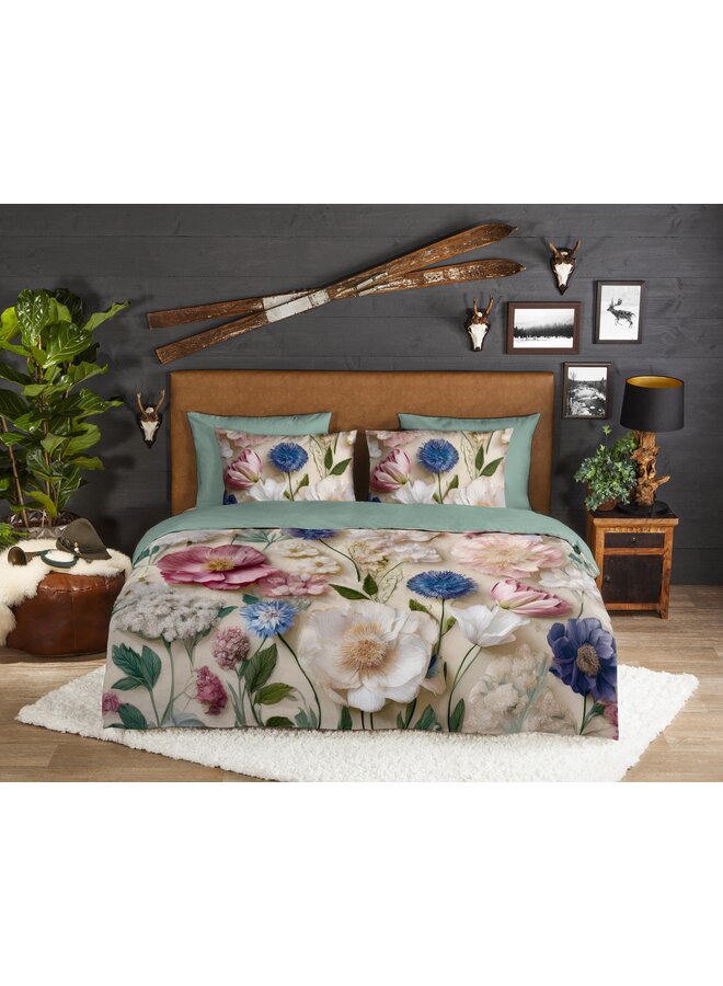 Good Morning Dekbedovertrek Zelma Zand - Flanel