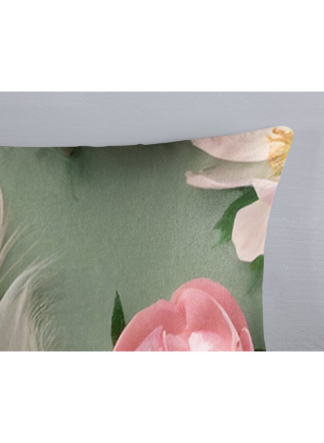 Good Morning Dekbedovertrek Senzi Groen - Flanel