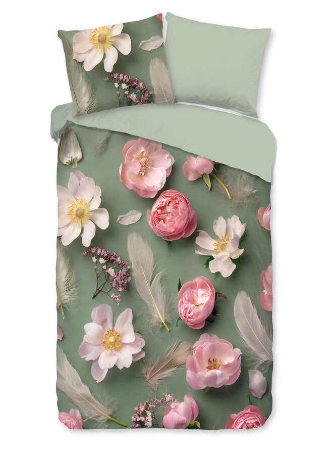 Dekbedovertrek Senzi Groen - Flanel