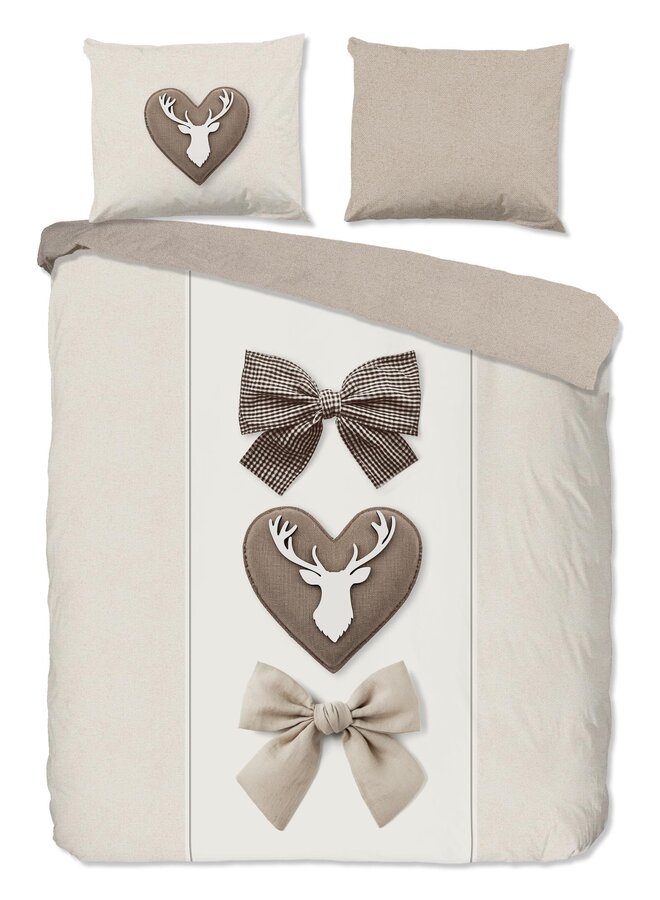 Good Morning Dekbedovertrek Siff Zand - Flanel