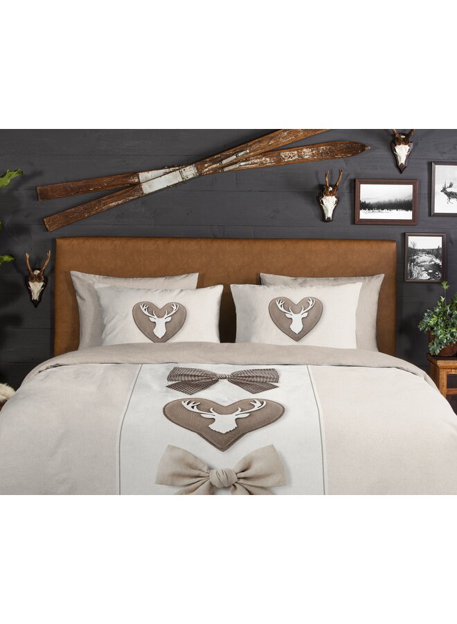 Good Morning Dekbedovertrek Siff Zand - Flanel