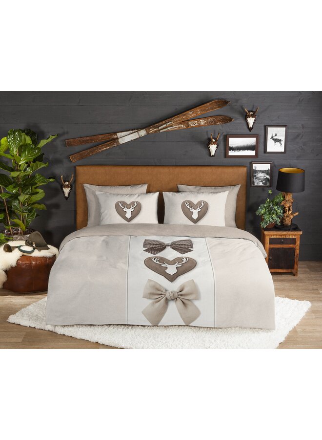 Good Morning Dekbedovertrek Siff Zand - Flanel