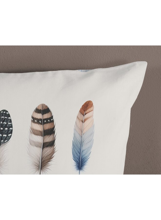 Good Morning Dekbedovertrek Niba Blauw - Flanel