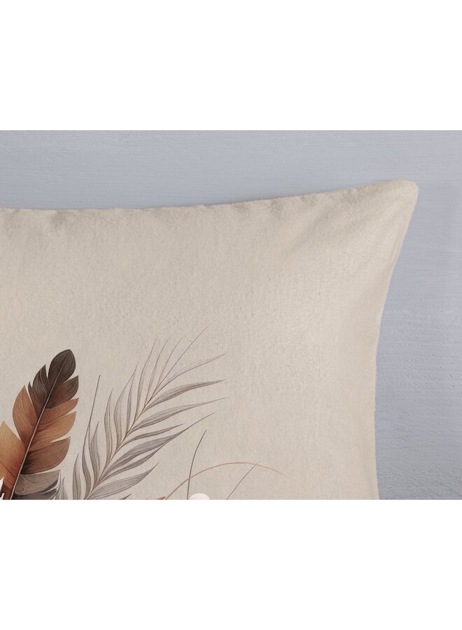 Good Morning Dekbedovertrek Barro Zand - Flanel