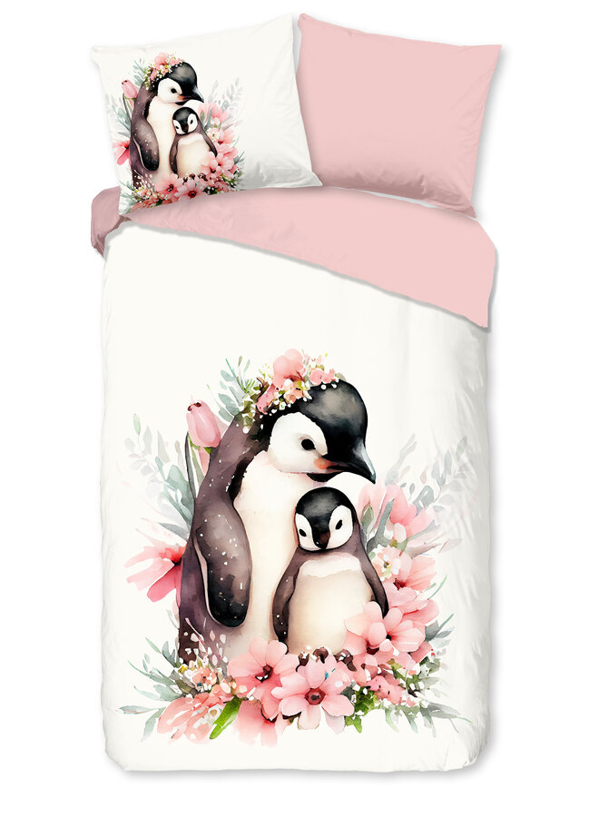 Dekbedovertrek Kids Penny Roze - Flanel