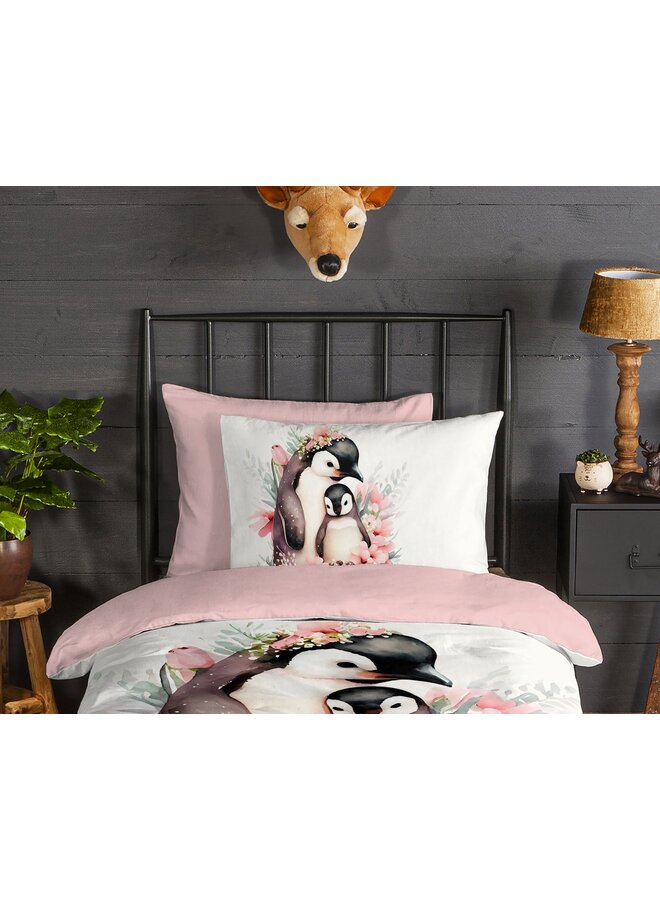 Good Morning Dekbedovertrek Kids Penny Roze - Flanel