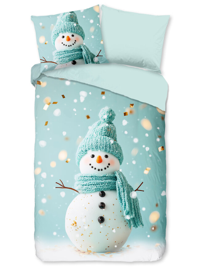 Good Morning Dekbedovertrek Kids Pierre Mintgroen - Flanel