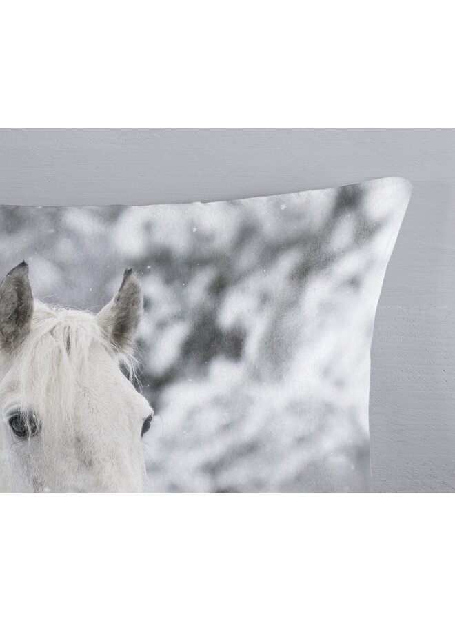 Good Morning Dekbedovertrek Kids Bonnie Grijs - Flanel