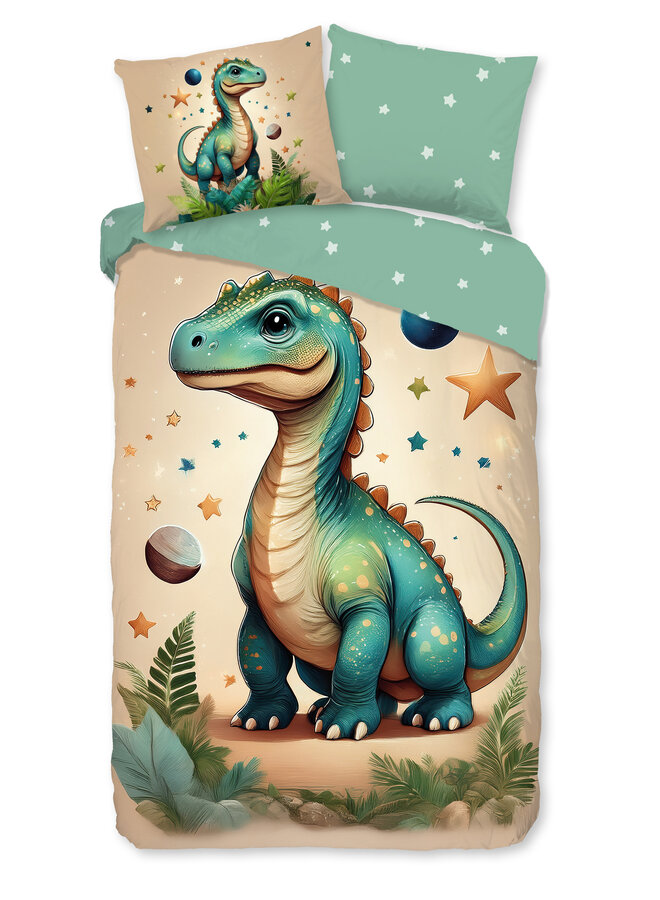 Dekbedovertrek Kids Milo Groen - Flanel PL3