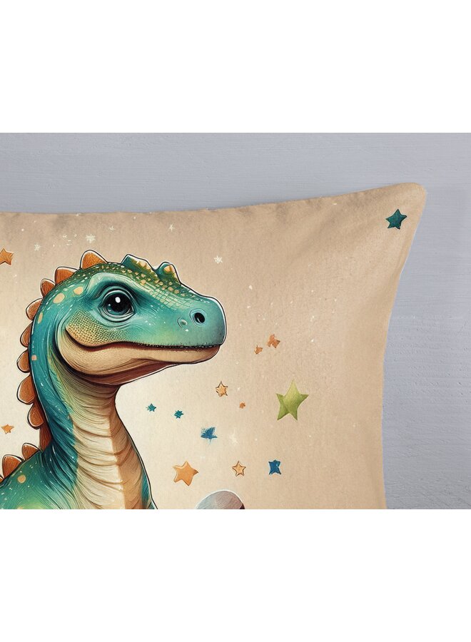 Good Morning Dekbedovertrek Kids Milo Groen - Flanel