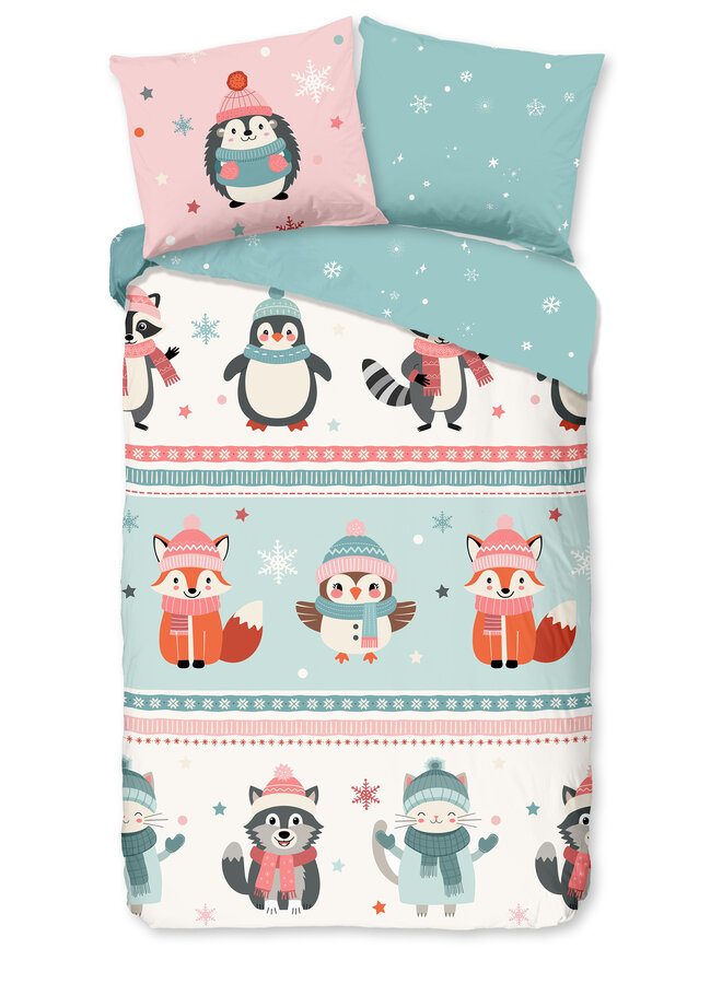 Dekbedovertrek Kids Turr Multi - Flanel