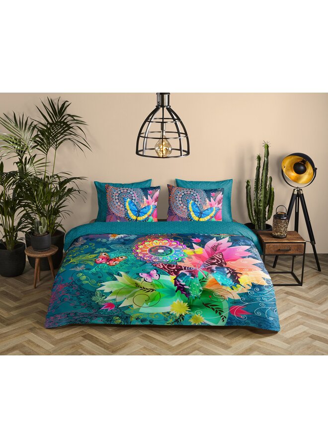 HIP Dekbedovertrek Parada Multi - Katoensatijn