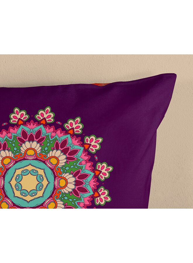 HIP Dekbedovertrek Sherhia Multi - Katoensatijn