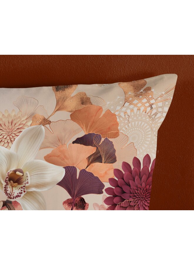 HIP Dekbedovertrek Quente Zand - Katoensatijn