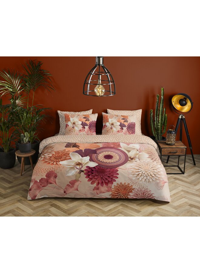 HIP Dekbedovertrek Quente Zand - Katoensatijn