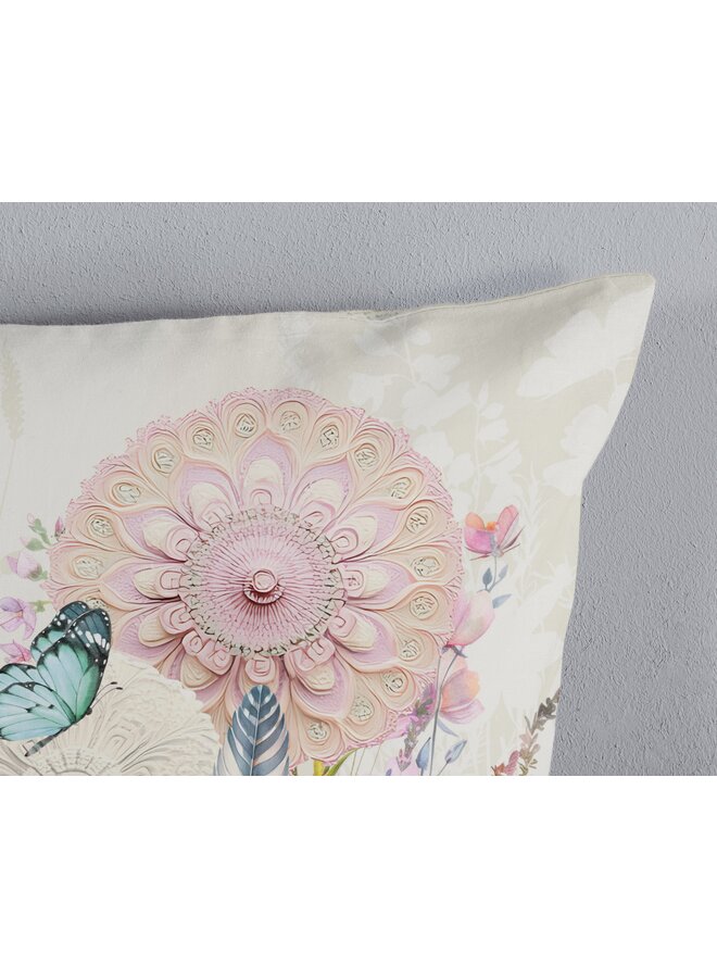 HIP Dekbedovertrek Maysa Ecru - Katoensatijn